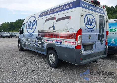 2015 Ram Promaster 3500 High Roof z USA, uszkodzony, nr VIN 3C6URVJDXFE513477